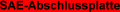 SAE-Abschlussplatte